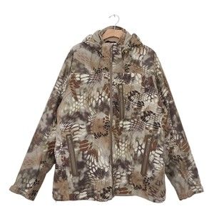 Kryptek Vellus Fleece Jacket Mens XL Camo Highlander Outdoor Hiking Hunting